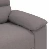 Kétszemélyes tópszínű szövet kanapé 140 cm