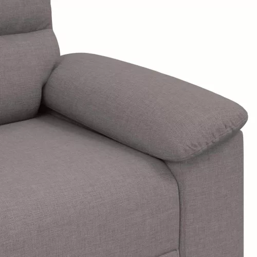 Kétszemélyes tópszínű szövet kanapé 140 cm