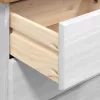Fiókos Szekrény ASKIM Fehér 91 x 40 x 95.5 cm Tömör fenyőfa