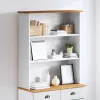 Kagy ASKIM Fehér 91 x 30 x 104 cm Tömör fenyőfa