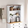 Kagy ASKIM Fehér 91 x 30 x 104 cm Tömör fenyőfa