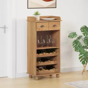 Bor szekrény ASKIM Barna 57 x 37 x 114 cm Tömör fenyőfa