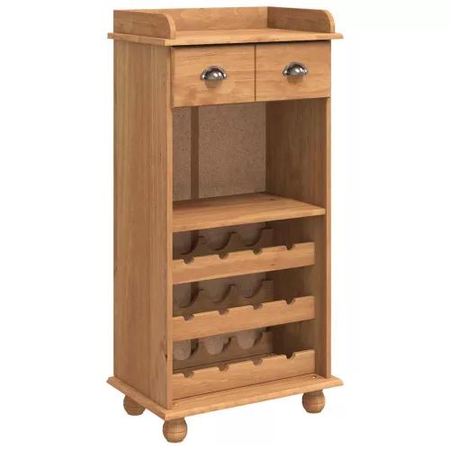 Bor szekrény ASKIM Barna 57 x 37 x 114 cm Tömör fenyőfa