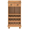 Bor szekrény ASKIM Barna 57 x 37 x 114 cm Tömör fenyőfa