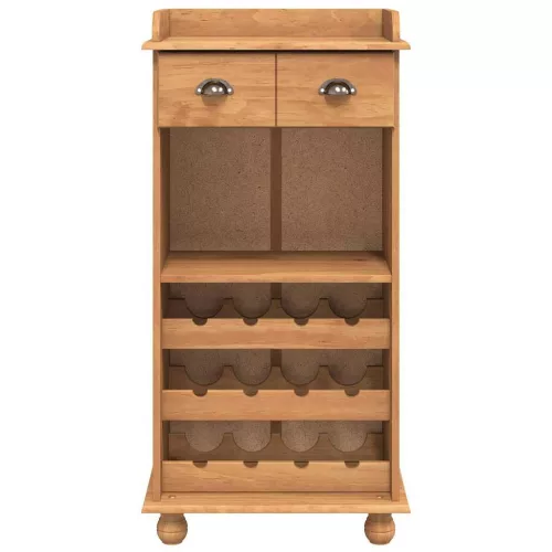 Bor szekrény ASKIM Barna 57 x 37 x 114 cm Tömör fenyőfa