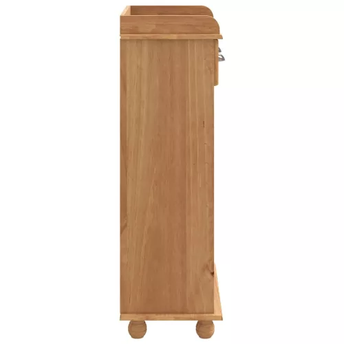 Bor szekrény ASKIM Barna 57 x 37 x 114 cm Tömör fenyőfa