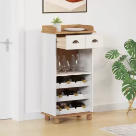 Bor szekrény ASKIM Fehér 57 x 37 x 114 cm Tömör fenyőfa