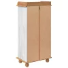 Bor szekrény ASKIM Fehér 57 x 37 x 114 cm Tömör fenyőfa