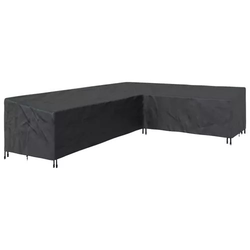 Kültéri bútorhuzat Fekete 355 x 275 x 80 cm 600D Oxford Szövet