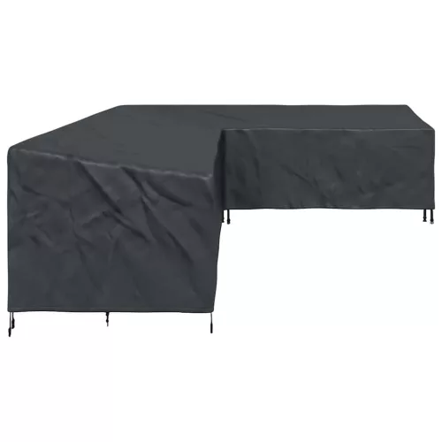 Kültéri bútorhuzat Fekete 355 x 275 x 80 cm 600D Oxford Szövet