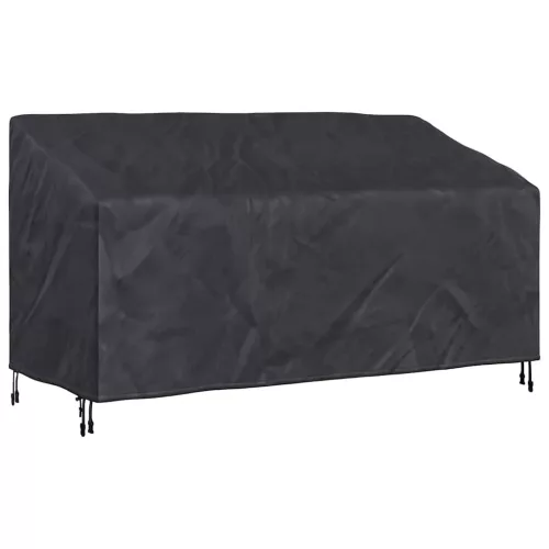 Kerti Pad Borító Fekete 175 x 85 x 65 / 94 cm 600D szövet
