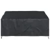 Kerti Pad Borító Fekete 175 x 85 x 65 / 94 cm 600D szövet
