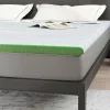 Matracpárnák Fehér és Zöld 200 x 200 cm