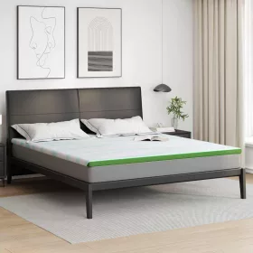 Matracpárnák Fehér és Zöld 200 x 200 cm