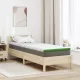 Matracpárnák Fehér és Zöld 70 x 200 cm