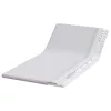 Matracpárnák Fehér 90 x 190 cm 100% poliészter jacquard szövet