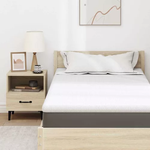 Matracpárnák Fehér 120 x 200 cm 100% poliészter jacquard szövet