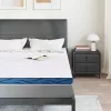 Matracpárnák Fehér és kék 140 x 190 cm Gél Memóriahab
