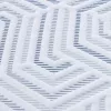 Matracpárnák Fehér és kék 200 x 200 cm Gél Memóriahab