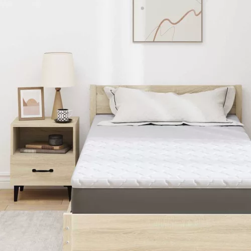 Matracpárnák Fehér 90 x 190 cm PU hab