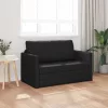 Kanapéágy Fekete 124 x 71 x 78 cm Mübőr
