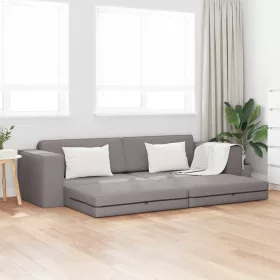 Padlókanapé-ágy Tópszínű 245 x 78 x 77 cm szövet