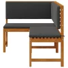 Kerti Sarok Pad Barna 140 x 100 x 91cm Tömör akácfa