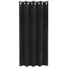 Függönyök függönyökkel 2 pcs Fekete 140 x 175 cm Bársony