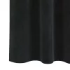 Függönyök függönyökkel 2 pcs Fekete 140 x 260 cm Bársony