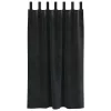 Függönyök függönyökkel 2 pcs Fekete 140 x 175 cm Bársony