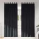 Függönyök függönyökkel 2 pcs Fekete 140 x 225 cm Bársony