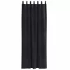Függönyök függönyökkel 2 pcs Fekete 140 x 225 cm Bársony
