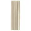 Függönyök függönyökkel 2 pcs Krém 140 x 245 cm Bársony