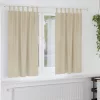 Függönyök függönyökkel 2 pcs Krém 140 x 175 cm Bársony