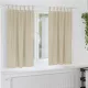Függönyök függönyökkel 2 pcs Krém 140 x 175 cm Bársony