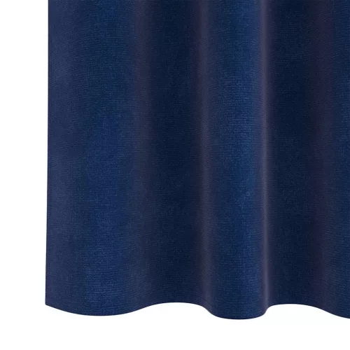 Függönyök függönyökkel 2 pcs Sötétkék 140 x 260 cm Bársony