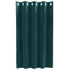 Függönyök függönyökkel 2 pcs Sötétzöld 140 x 140 cm Bársony