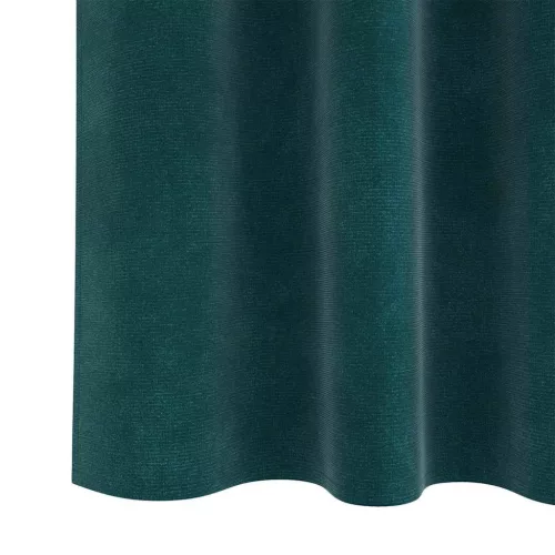 Függönyök függönyökkel 2 pcs Sötétzöld 140 x 225 cm Bársony