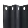 Függönyök függönyökkel 2 pcs Sötétszürke 140 x 260 cm Bársony