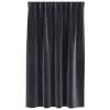 Függönyök függönyökkel 2 pcs Sötétszürke 140 x 140 cm Bársony