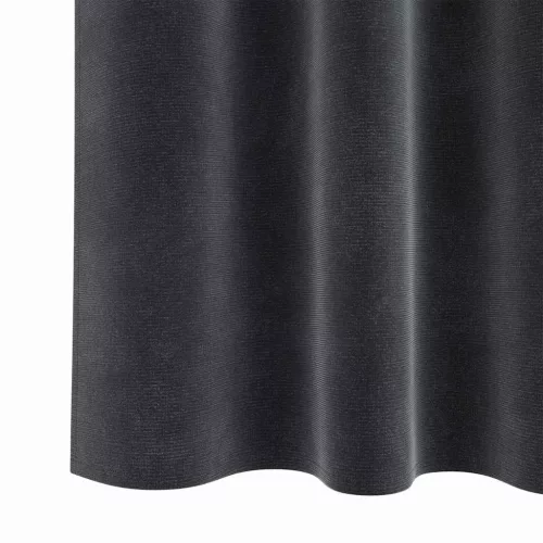 Függönyök függönyökkel 2 pcs Sötétszürke 140 x 245 cm Bársony