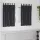 Függönyök függönyökkel 2 pcs Sötétszürke 140 x 140 cm Bársony