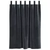 Függönyök függönyökkel 2 pcs Sötétszürke 140 x 140 cm Bársony