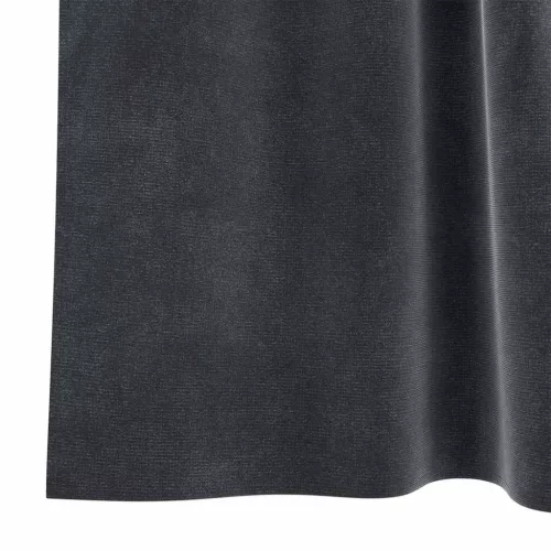 Függönyök függönyökkel 2 pcs Sötétszürke 140 x 260 cm Bársony