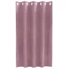 Függönyök 2 pcs Sötét rózsaszín 140 x 140 cm Bársony