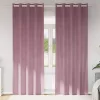 Függönyök 2 pcs Sötét rózsaszín 140 x 260 cm Bársony