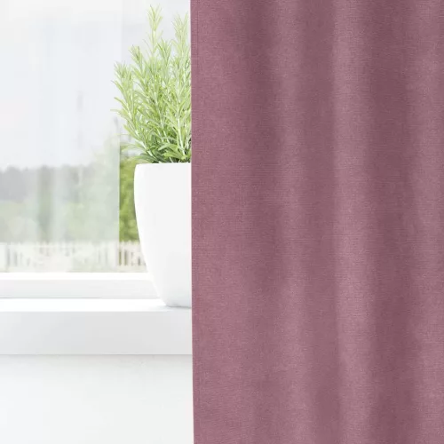 Függönyök 2 pcs Sötét rózsaszín 140 x 260 cm Bársony