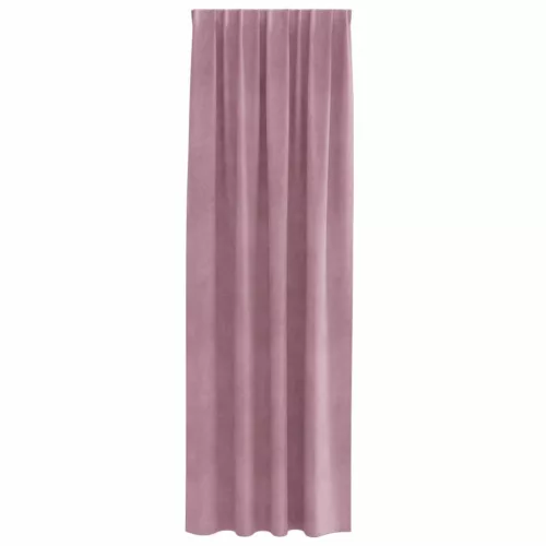 Függönyök 2 pcs Sötét rózsaszín 140 x 225 cm Bársony