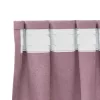Függönyök 2 pcs Sötét rózsaszín 140 x 225 cm Bársony