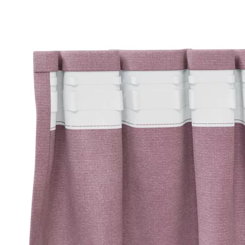 Függönyök 2 pcs Sötét rózsaszín 140 x 225 cm Bársony